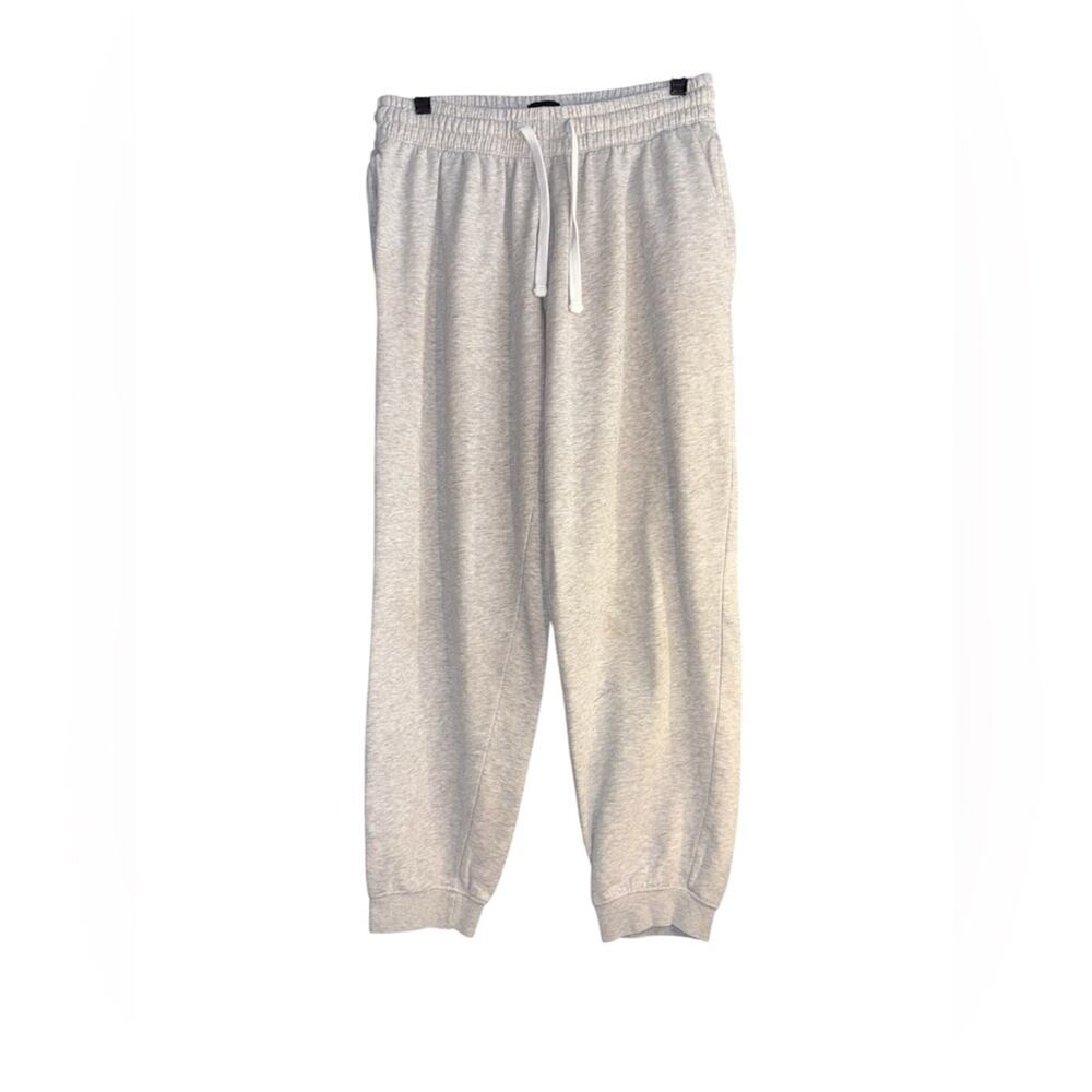H&M Light Gray Regular Fit Sweatpants size M